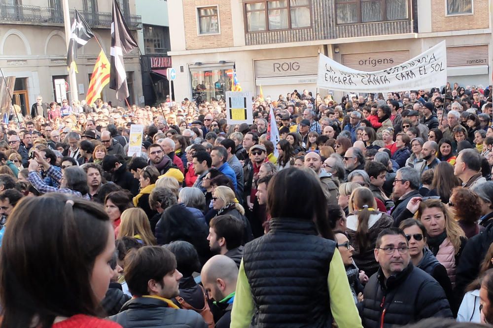 Concentració i tractorada a Figueres