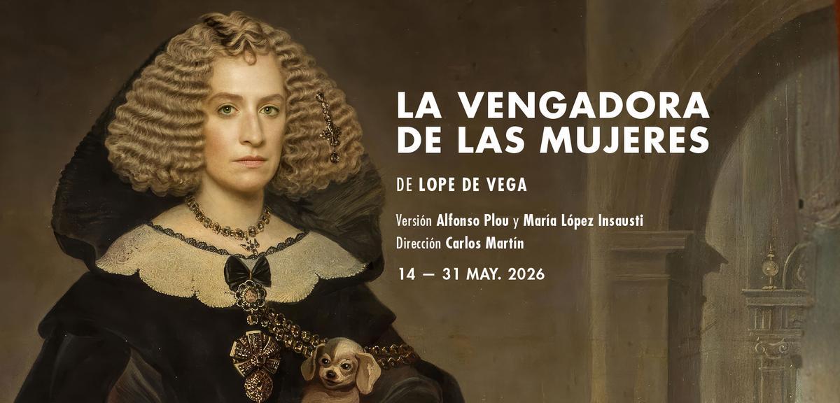 El anuncio de la representación de la obra en Madrid.