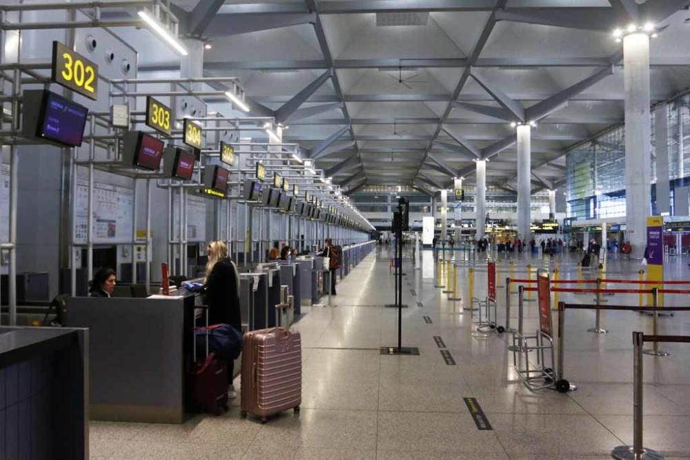 El Aeropuerto de Málaga en Estado de Alarma