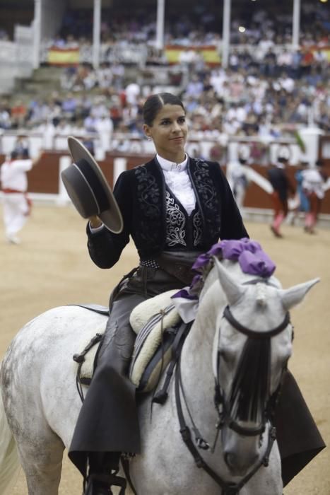 Corrida de rejones en la Feria Taurina de Begoña de 2018.