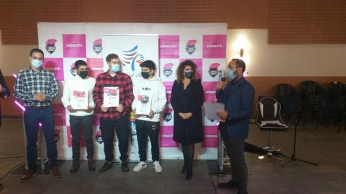 Entrega de premios de la Esports Competition en 2021 en Arrecife.