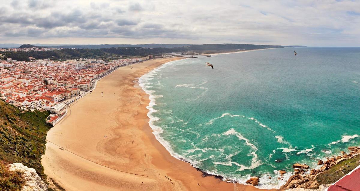 Vista aérea de la playa