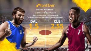 Dallas Mavericks vs. Cleveland Cavaliers: horario, TV, estadísticas, clasificación y pronósticos