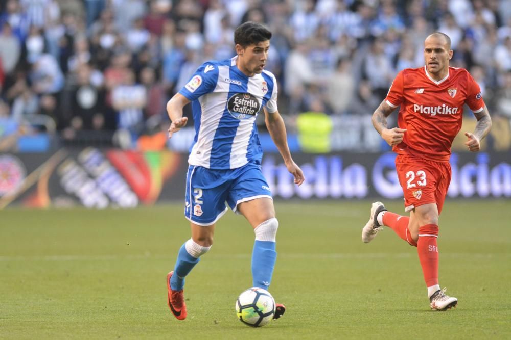 El Dépor no pasa del empate ante el Sevilla