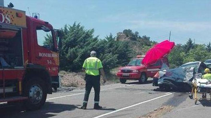 Los bomberos denuncian que el parque quedó desprotegido una hora