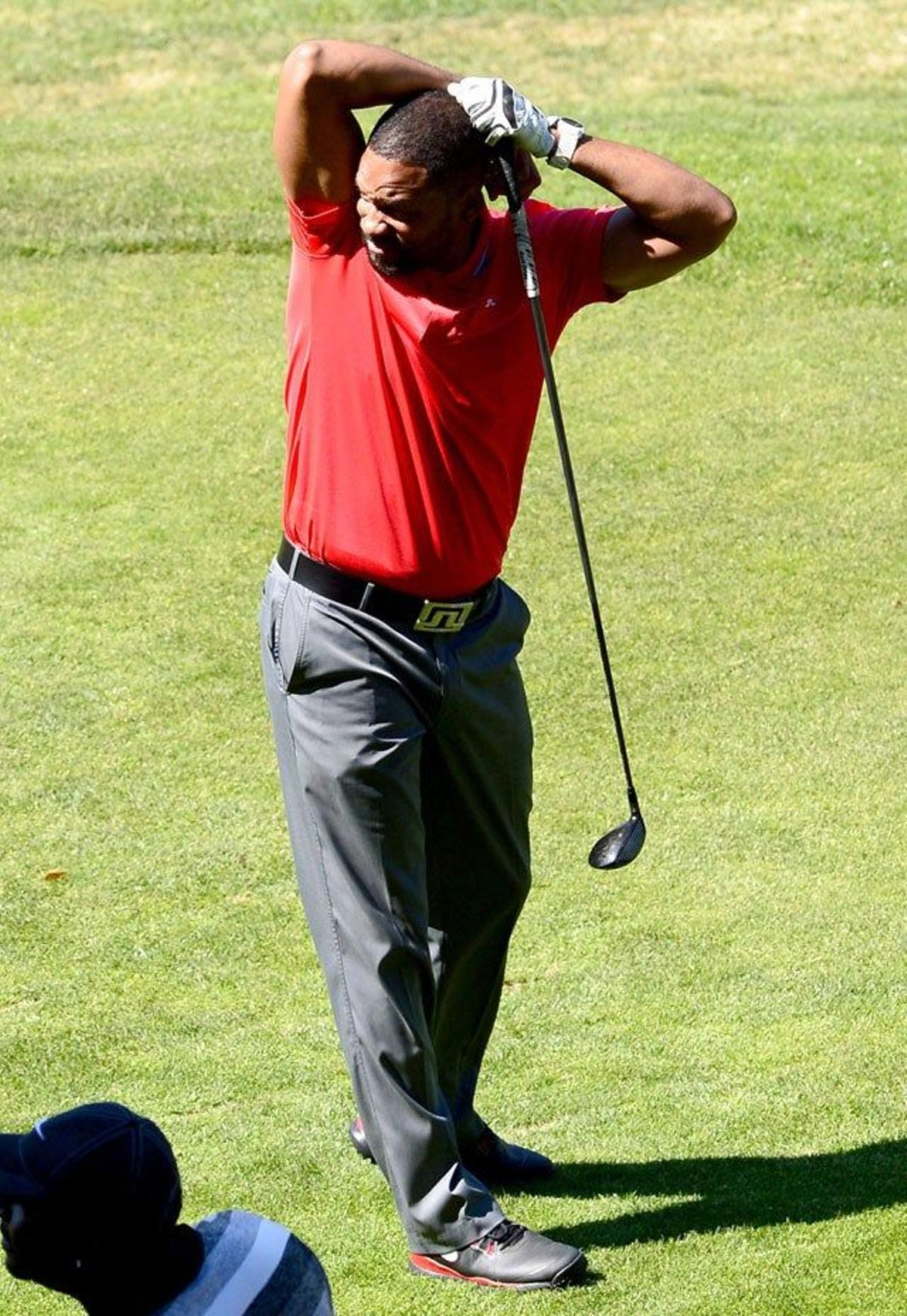 Will Smith en el campo de golf