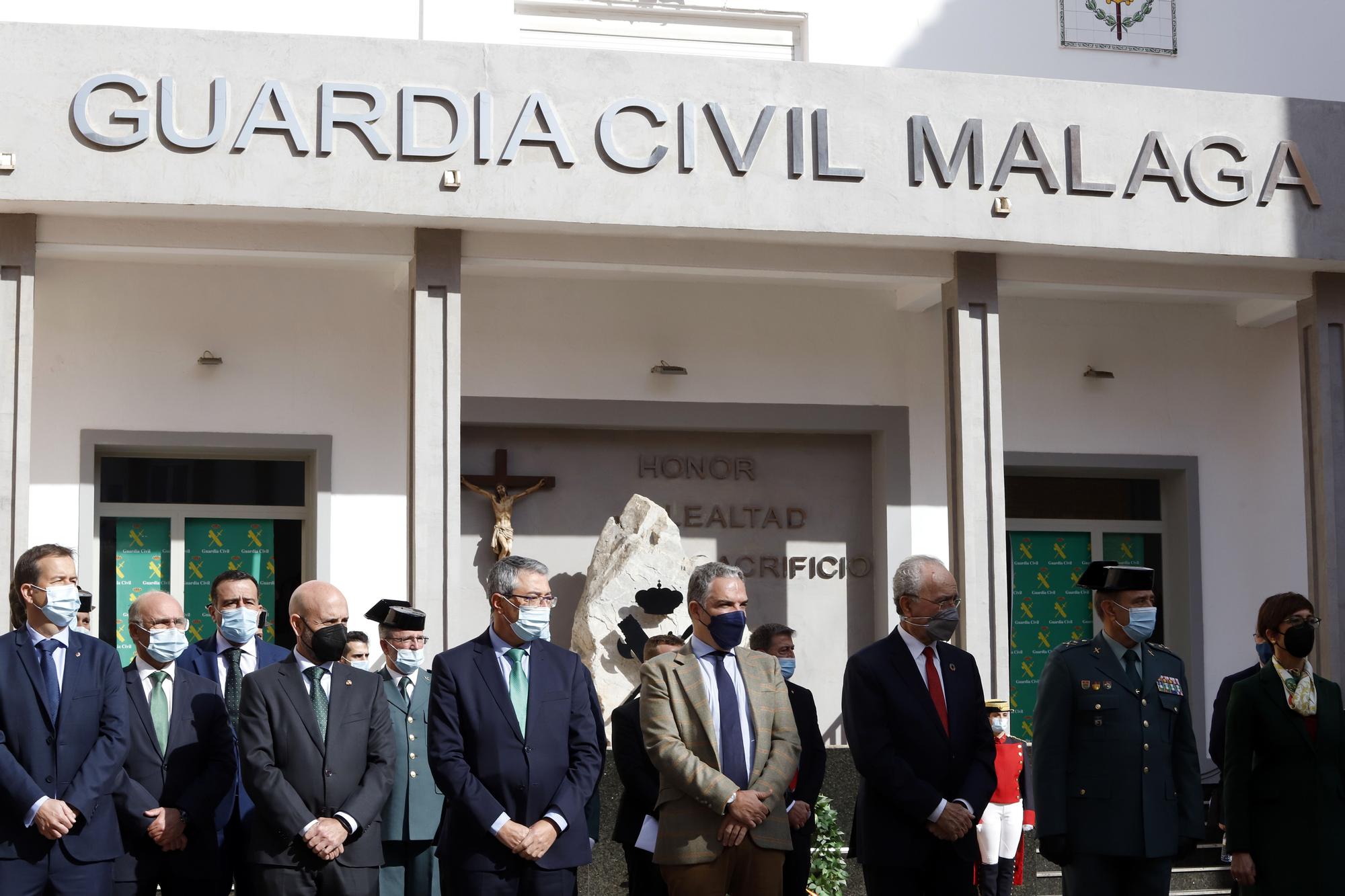 Toma de posesión del coronel Roberto Blanes de la Comandancia de la Guardia Civil de Málaga