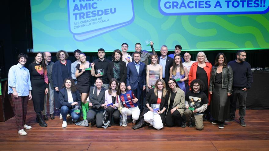 Guardonats i finalistes dels Premis Amic-Tresdeu