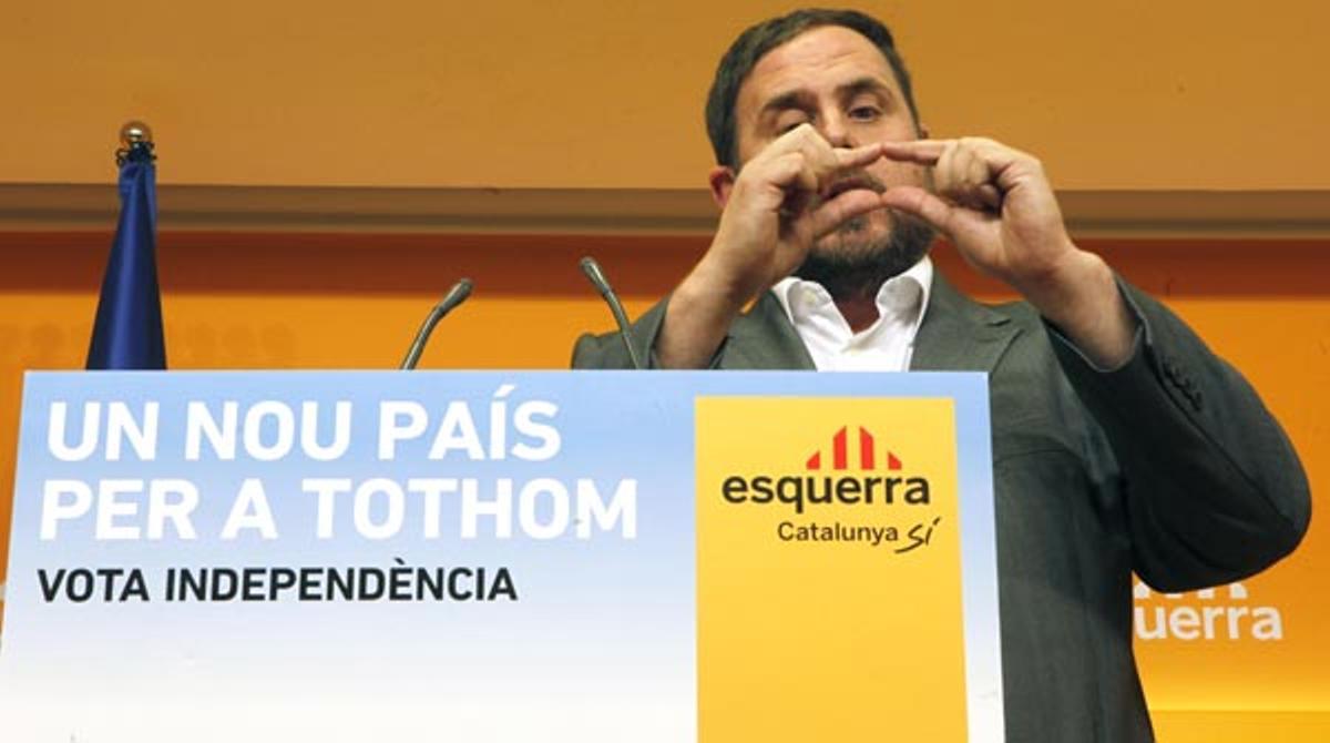 A ERC estan disposats a donar suport a Mas, però des de fora del Govern.