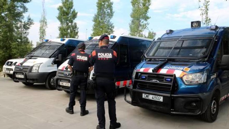 Fotografia d&#039;arxiu dels Mossos d&#039;Esquadra en un operatiu a Figueres l&#039;any passat.