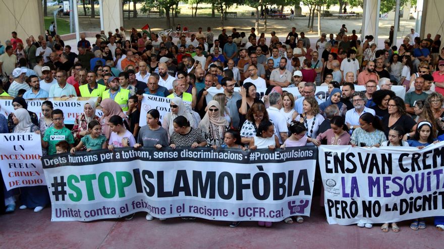 Manifestación en Piera contra el racismo y la islamofobia