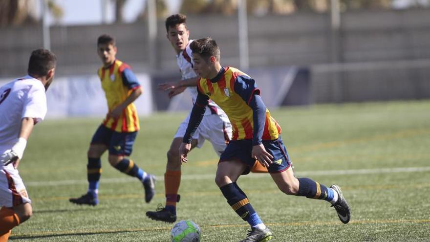 Valery, amb la selecció catalana sub-18