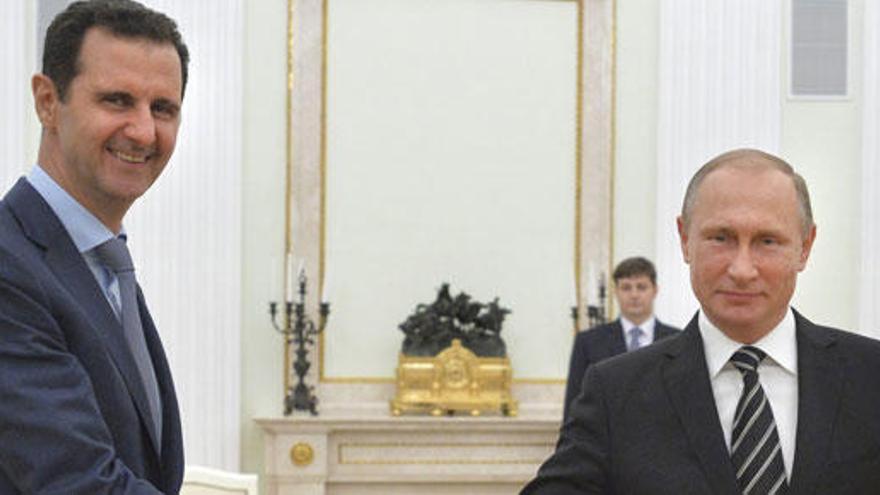 Asad y Putin, en una imagen de archivo.