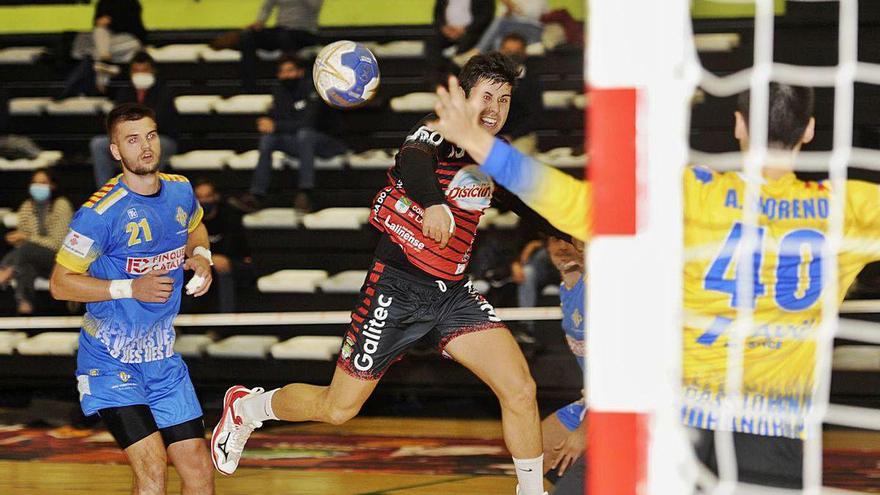José Pedreira, en un partido de esta temporada en el Lalín Arena.
