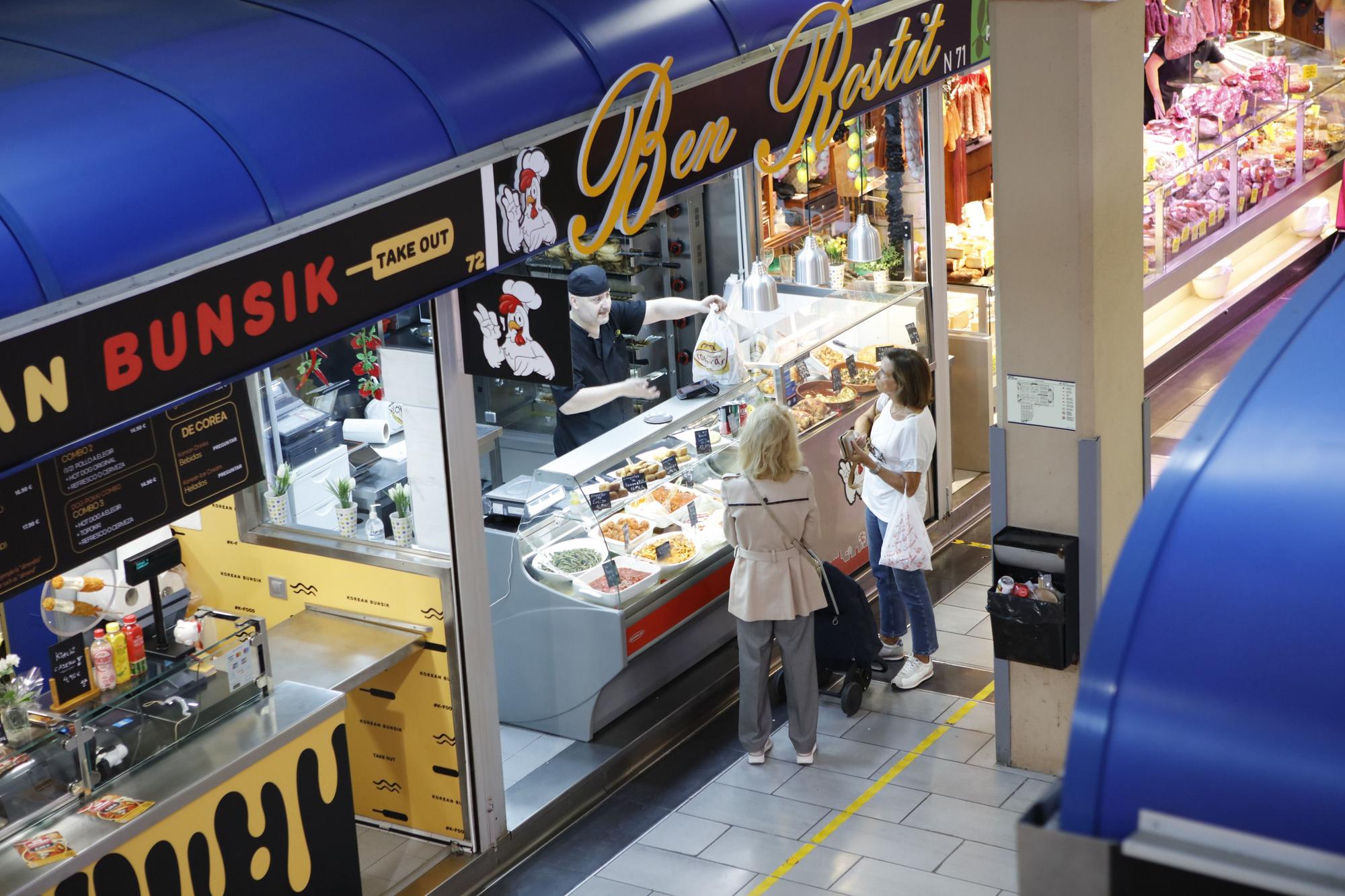 Mitten im Zentrum: Der Markt an der Plaça de l'Olivar