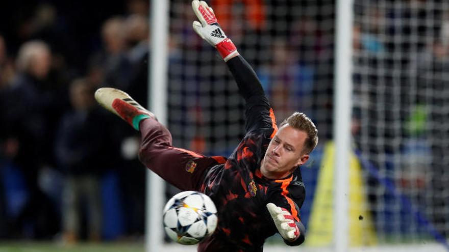 El guardameta del FC Barcelona, Marc André Ter-Stegen