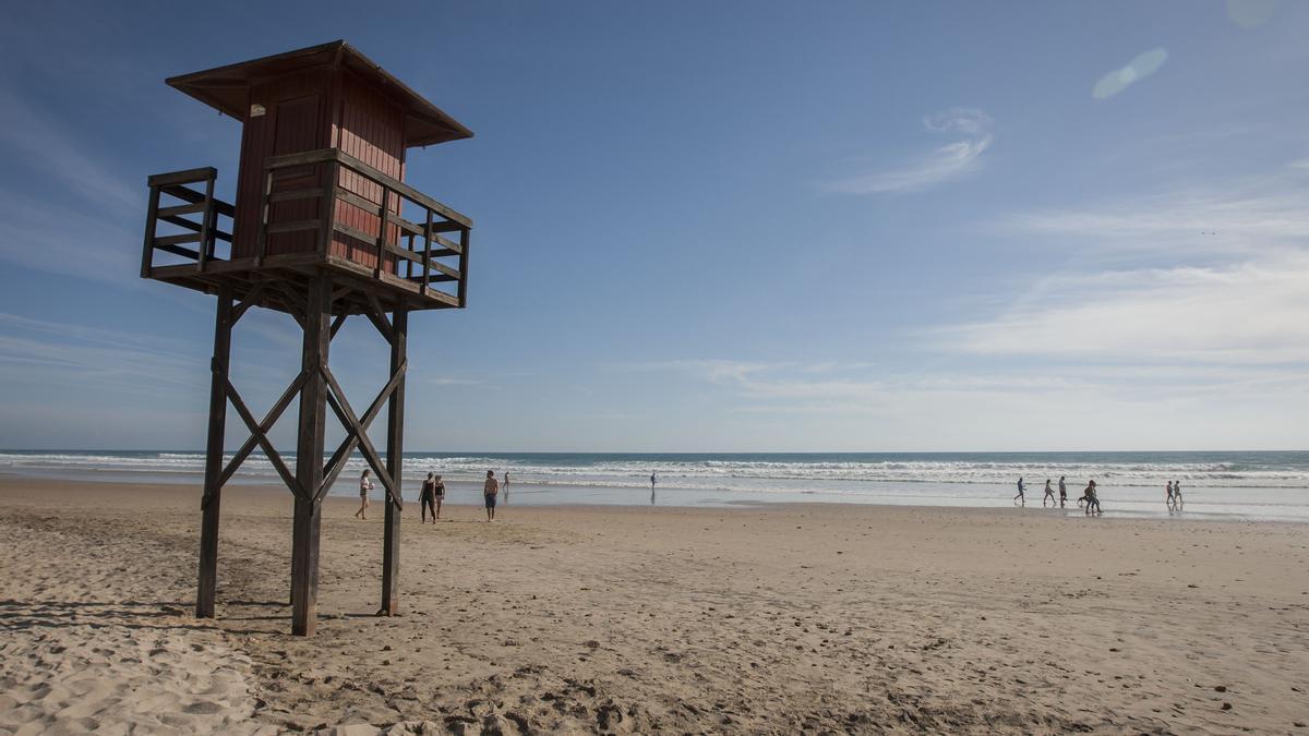 Vista de la playa de Conil de la Frontera (Cádiz).