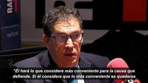 L’advocat de Puigdemont: Si ell creu que és convenient fer petar la cafetera a pressió i deixar-se detenir, ho farà.