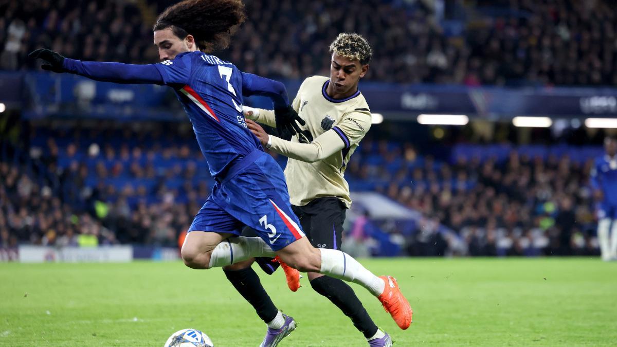 Marc Cucurella, durante el partido ante el Chelsea