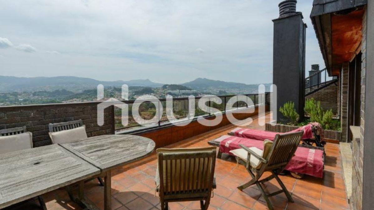 El ático con terraza en O Castro