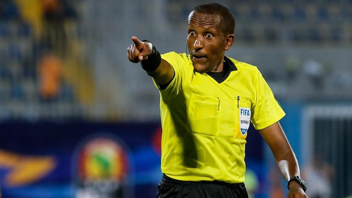 Bamlak Tessema durante las semifinales de la Africa Cup of Nations de 2019