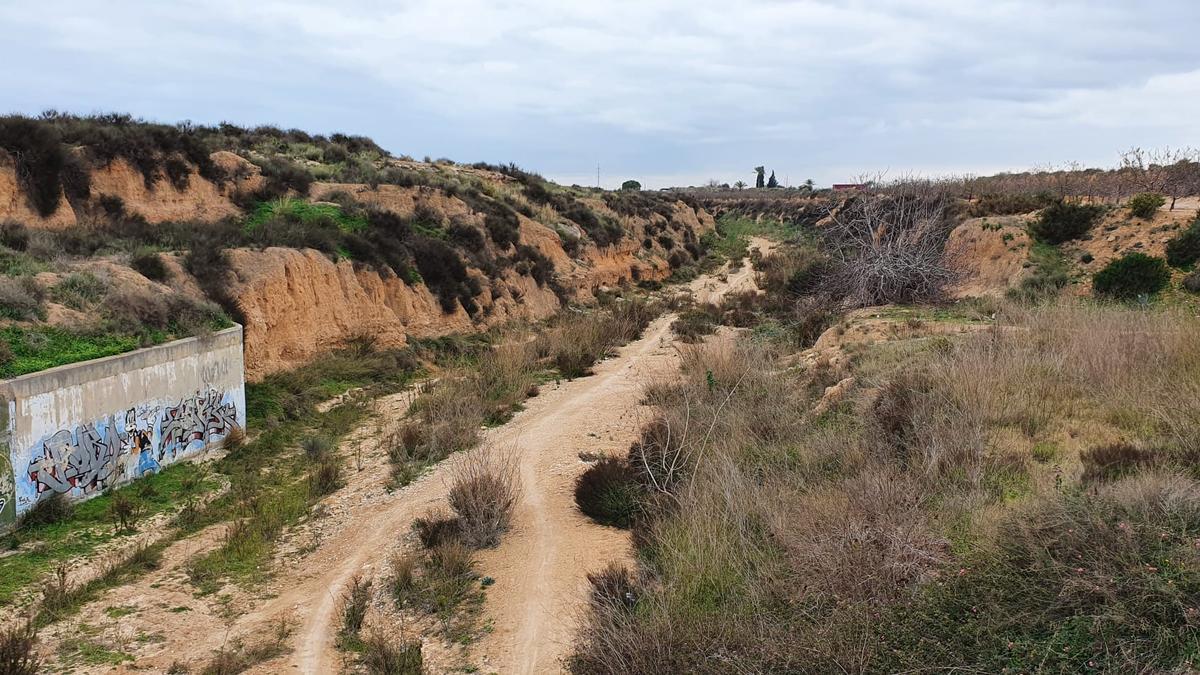 Barranco del Grifo, donde fue encontrada enterrada la pareja asesinada