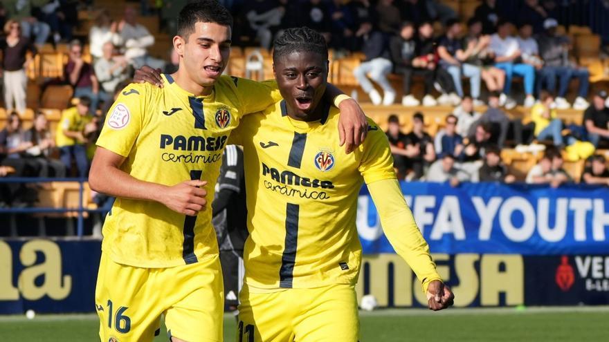 El Villarreal juvenil no para de ganar en la UEFA Youth League: 2-0 al Copenhague