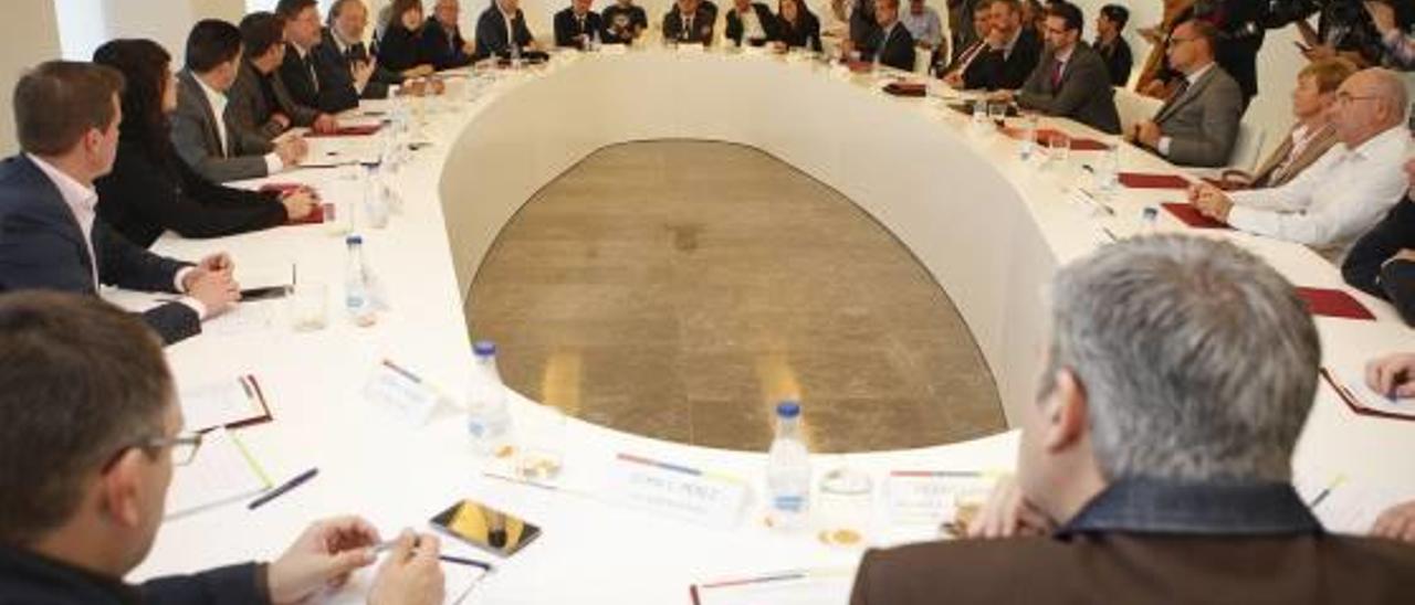 Reunión de los integrantes del Consorcio de las Comarcas Centrales Valencianas.