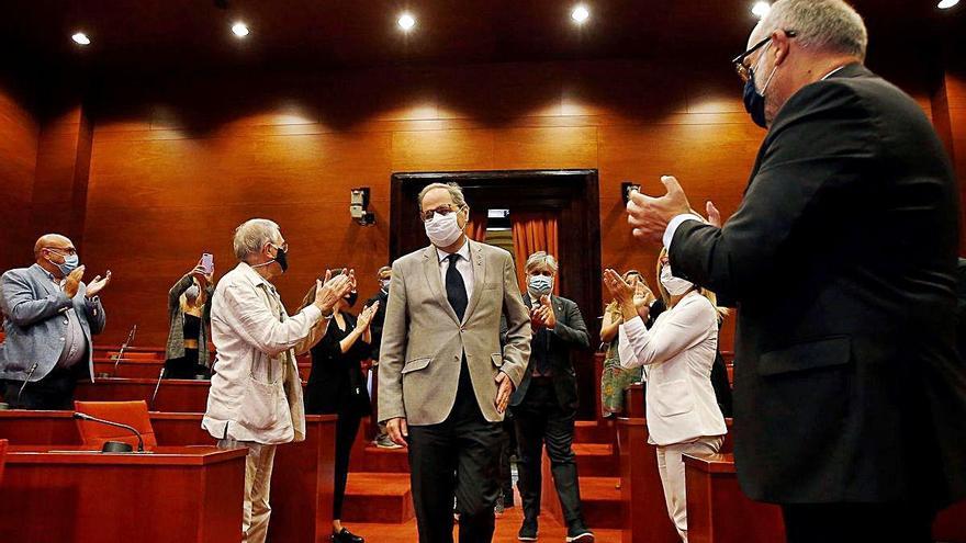 El Parlament rebutja unes eleccions immediates amb el «no» d&#039;ERC i CUP