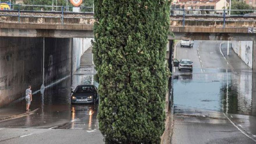 El túnel de les Bases de Manresa inundat