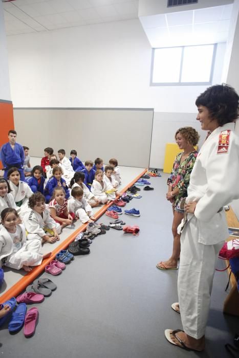 Los niños del campus de verano de judo del Quirina