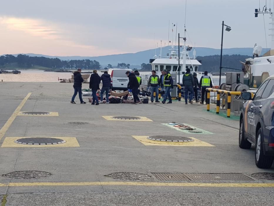 Golpe al narcotráfico en Arousa.