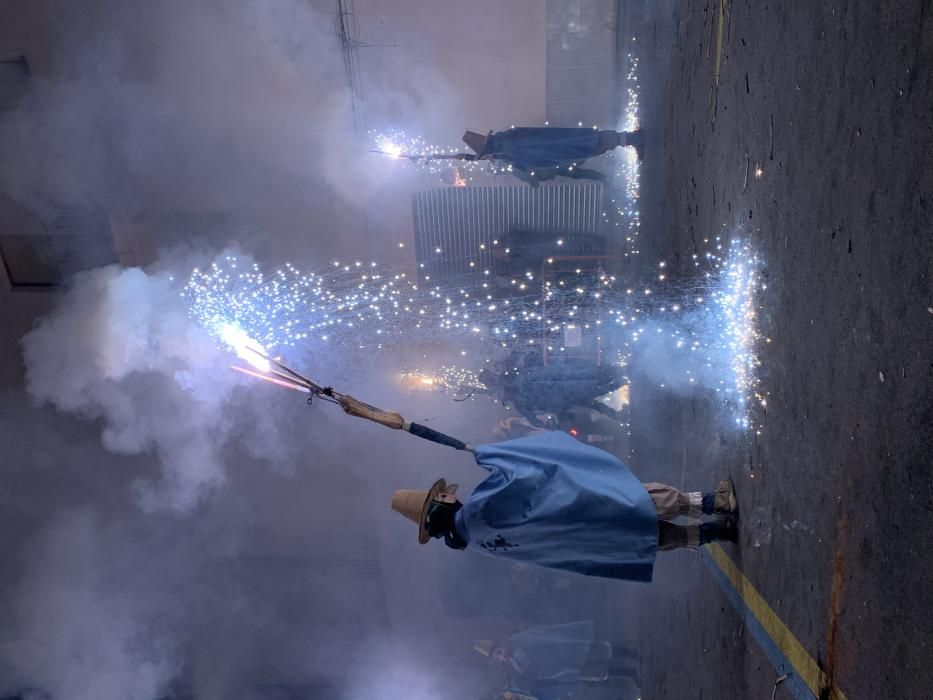 La mostra de foc del carnaval de Sallent