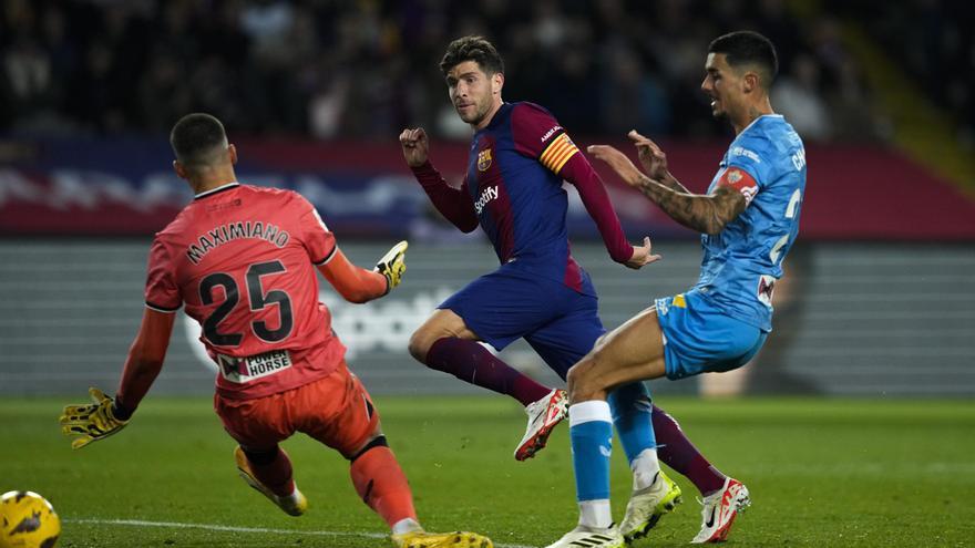 Sergi Roberto pasa del milagro del PSG a la gesta frente al colista