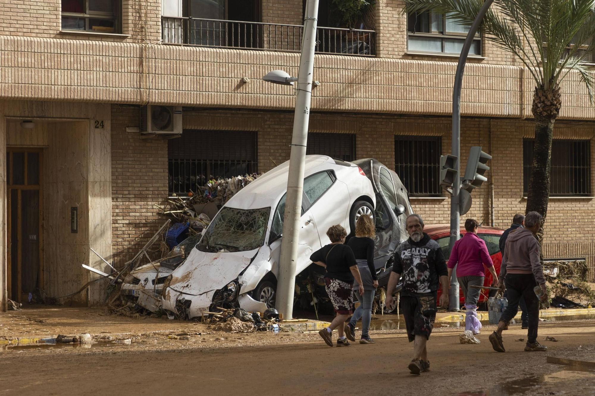 La devastación en Paiporta tras la catástrofe