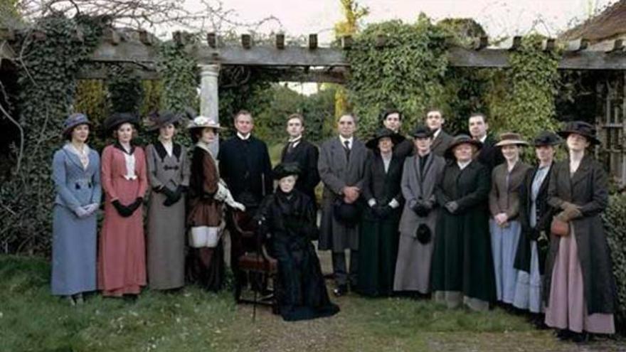 Elenco de &#039;Downtown Abbey&#039;.