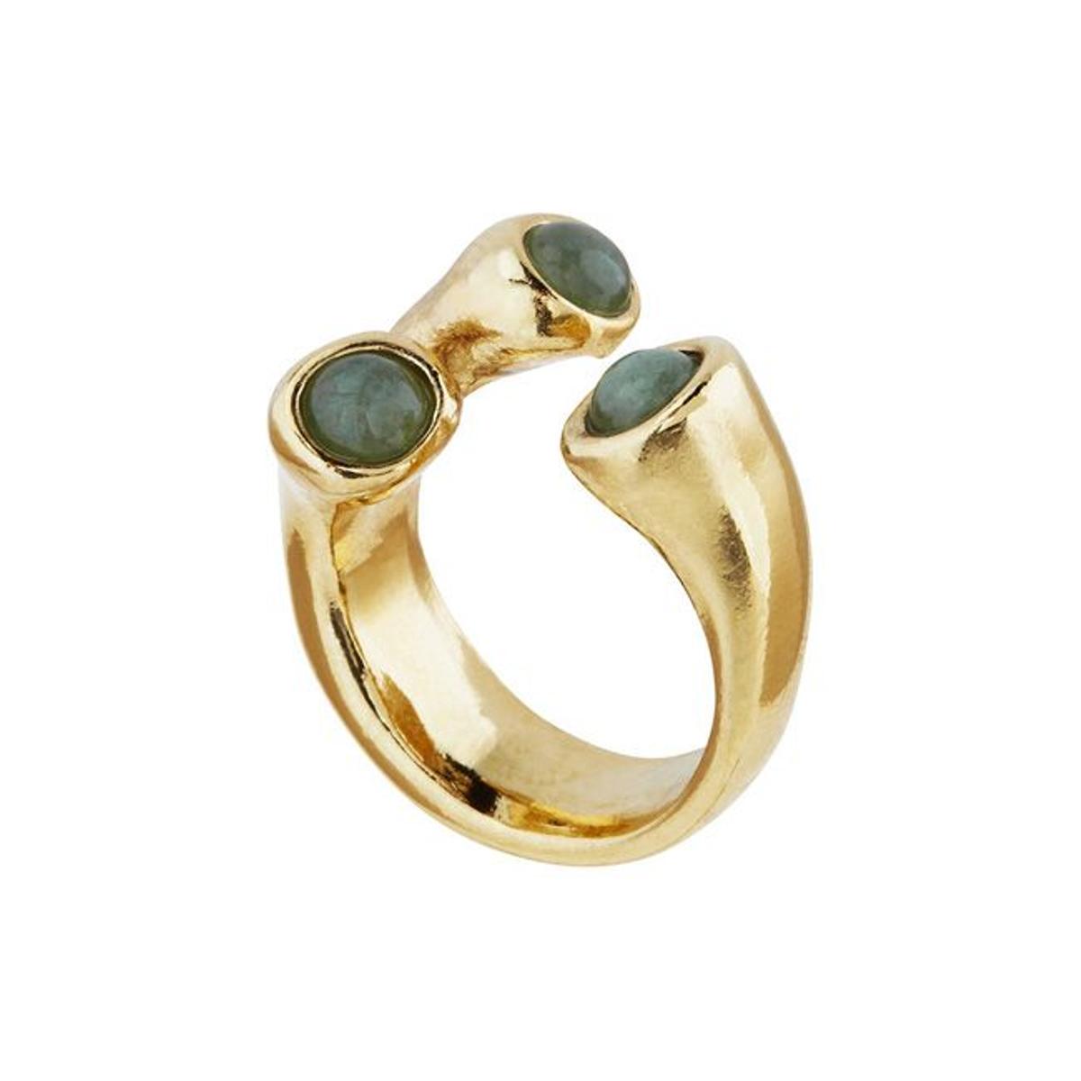 Anillo con baño de oro, de Velatti