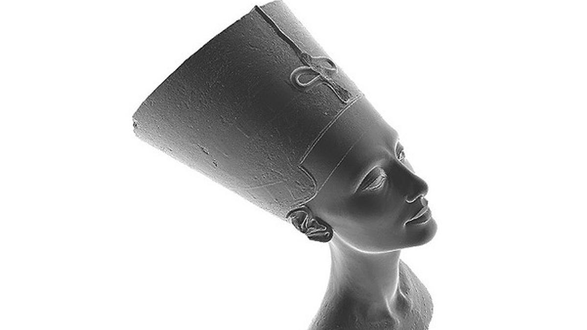 El busto de Nefertiti digitalizado y listo para imprimir en 3D.