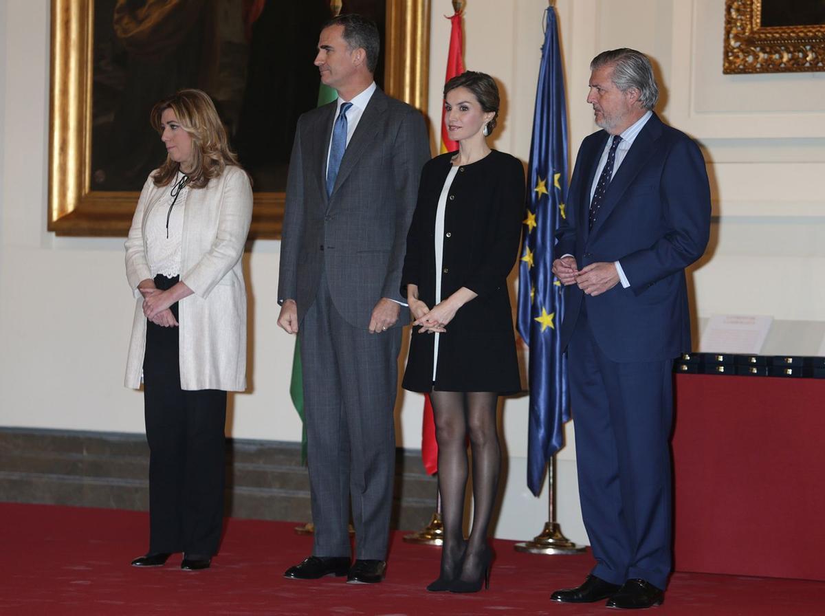 Letizia Ortiz en la entrega de las Medallas de Oro al Mérito en las Bellas Artes