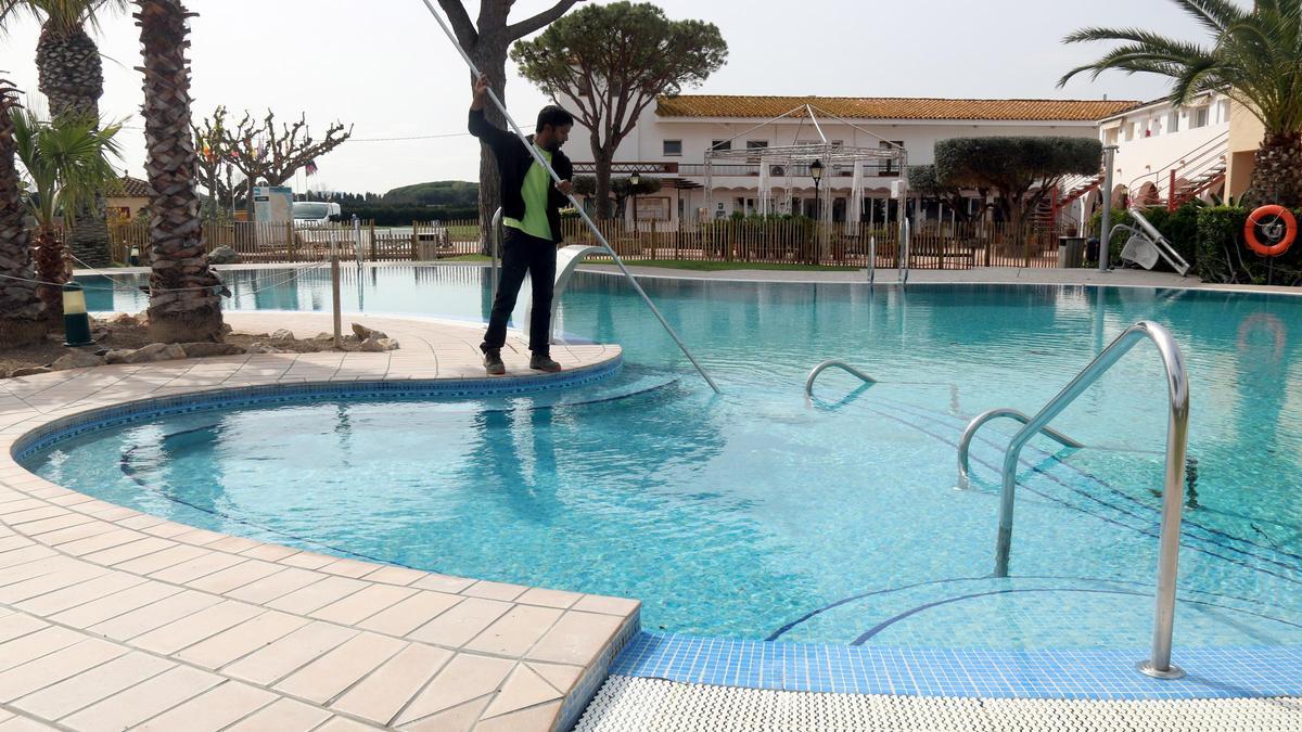 Les piscines dels càmpings catalans estaran "en ple funcionament" a l'estiu