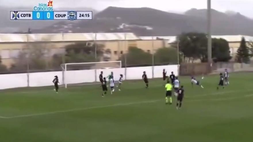 Una chilena increíble: el espectacular gol de Ethyan para el Tenerife B