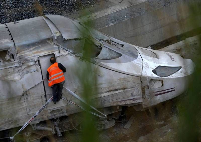 Fotogalería del accidente de Santiago