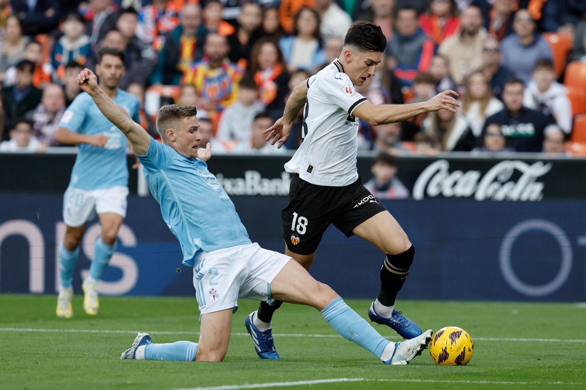 Las mejores imágenes del Valencia-Celta