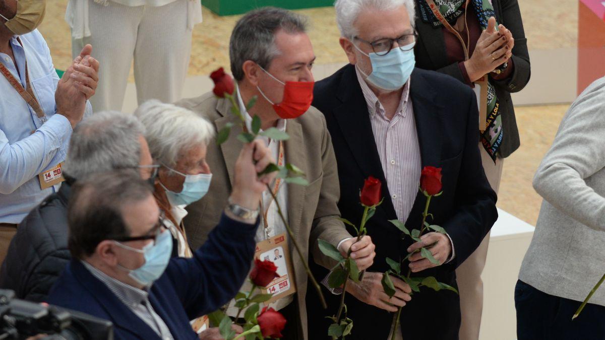 Juan Espadas ha intentado recuperar a históricos del socialismo andaluz.