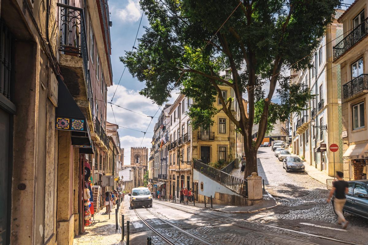 Calles de Alfama, en Lisboa.