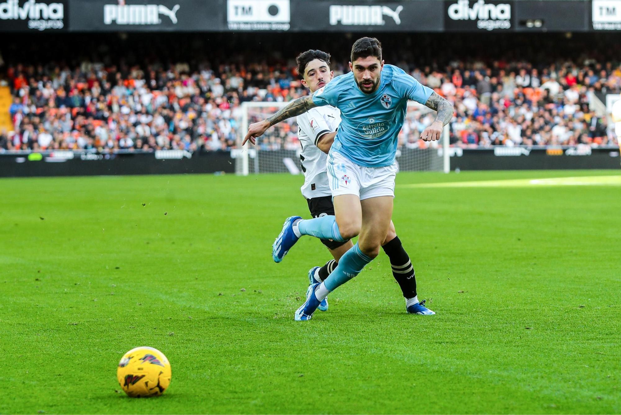 Las mejores imágenes del Valencia-Celta