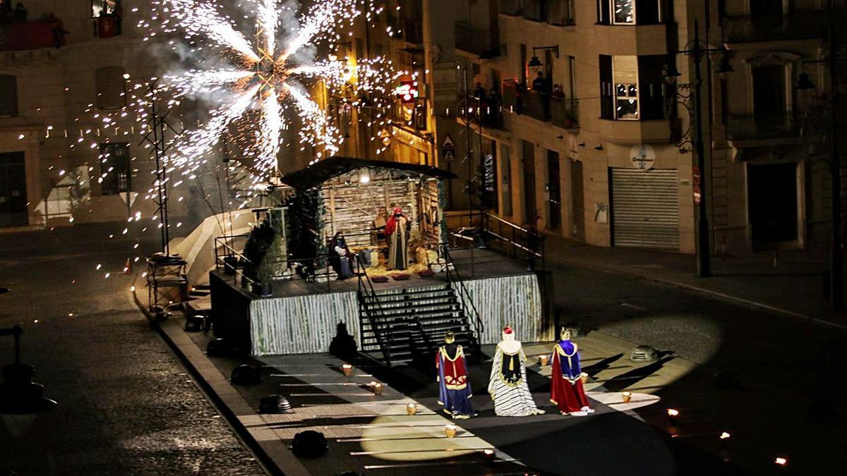 Adoración a los Reyes Magos, celebrada sin público y retransmitida en directo por redes. | JUANI RUZ