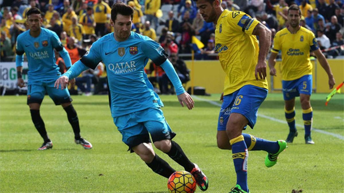 Leo Messi no pudo batir a la UD Las Palmas