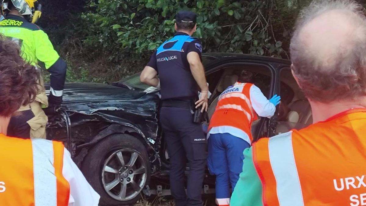 La joven fue atendida por los profesionales sanitarios del 061.