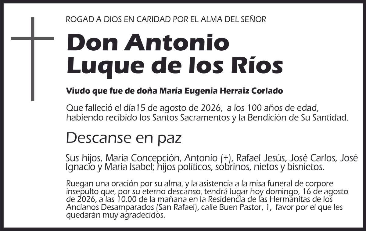 Antonio Luque de los Ríos